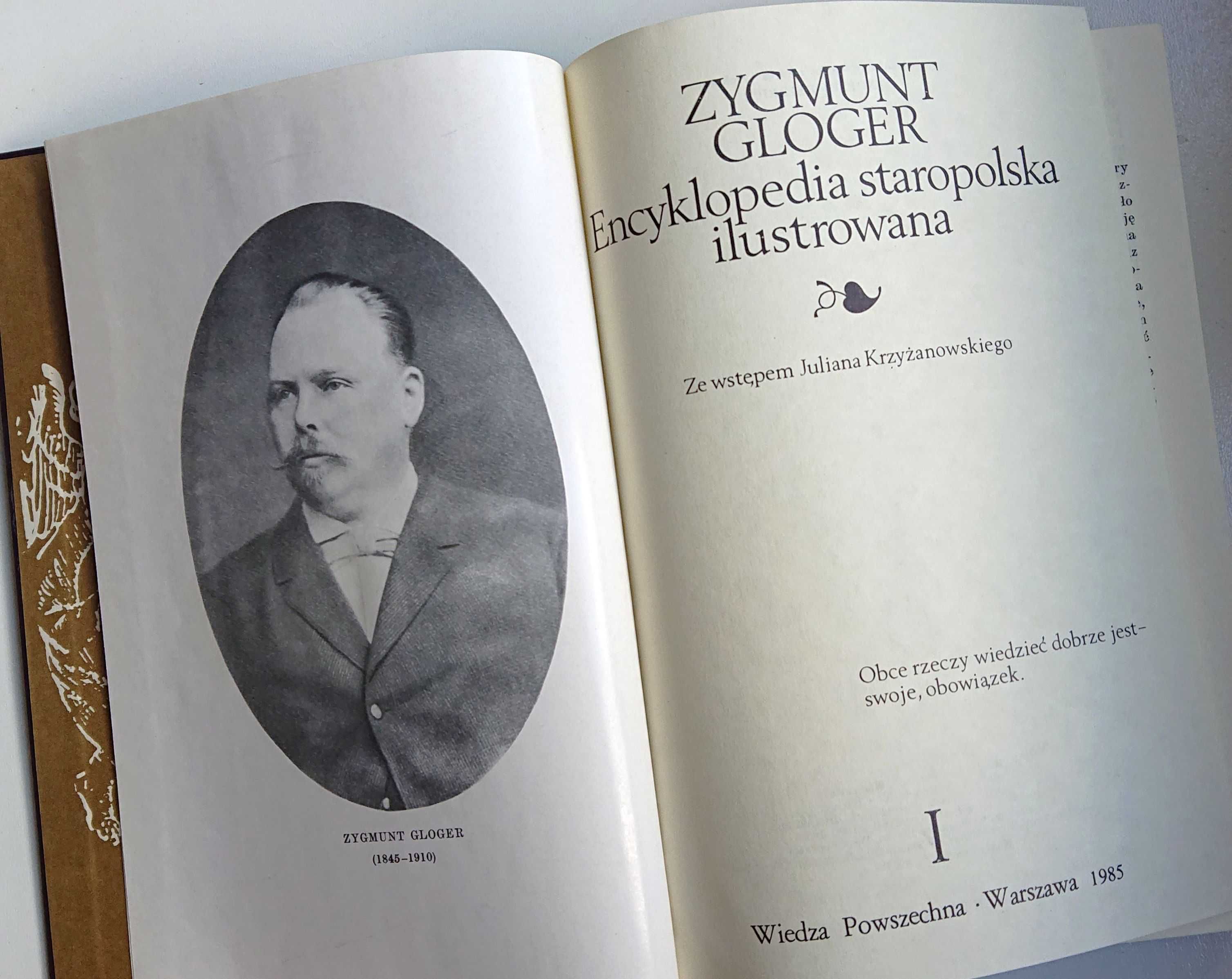 "Encyklopedia staropolska ilustrowana" - Zygmunt Gloger - Wyd V - 1985