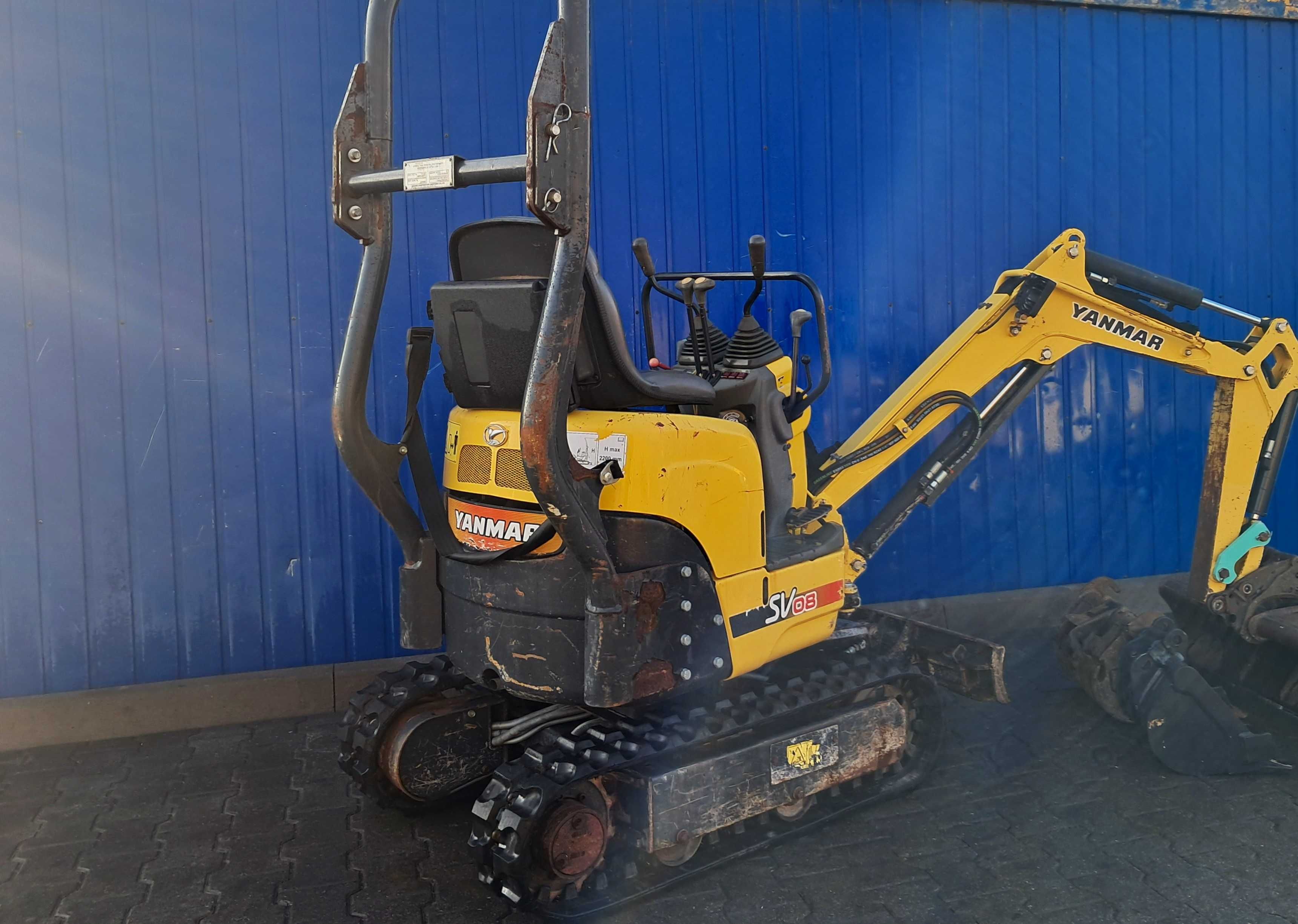 Minikoparka YANMAR SV 08 / 17r! / 1t! / vio 10-2 jcb 8008