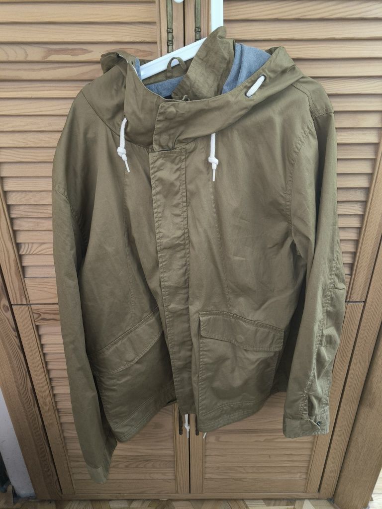 Cedarwood kurtka parka wiosenna bawełniana brąz khaki