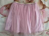 Różowa tiulowa elegancka spódnica Friends 134 jak nowa