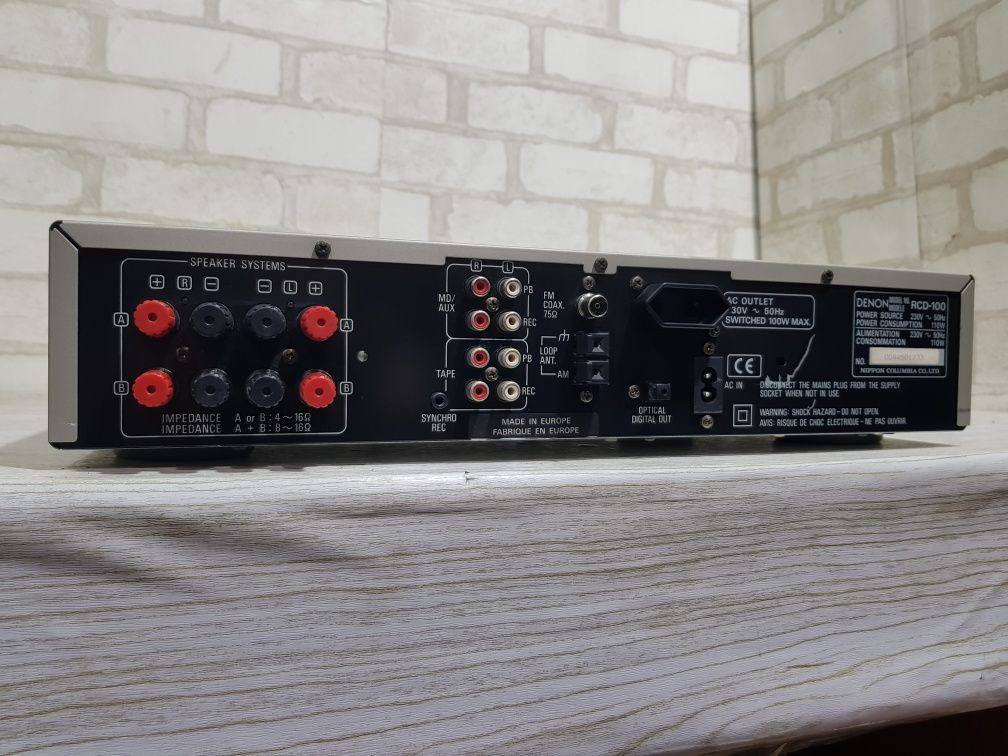 Ресивер/програвач CD дисків DENON RCD-100, *2x45 Вт, б/у з Німеччини
