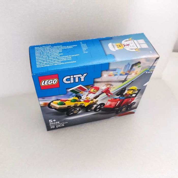 Lego City Pizza vs. Carro dos bombeiros 60458 Novo em caixa fechada