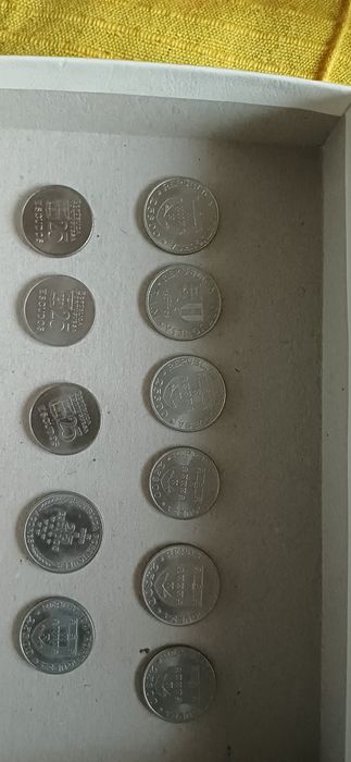 Moedas antigas coleção