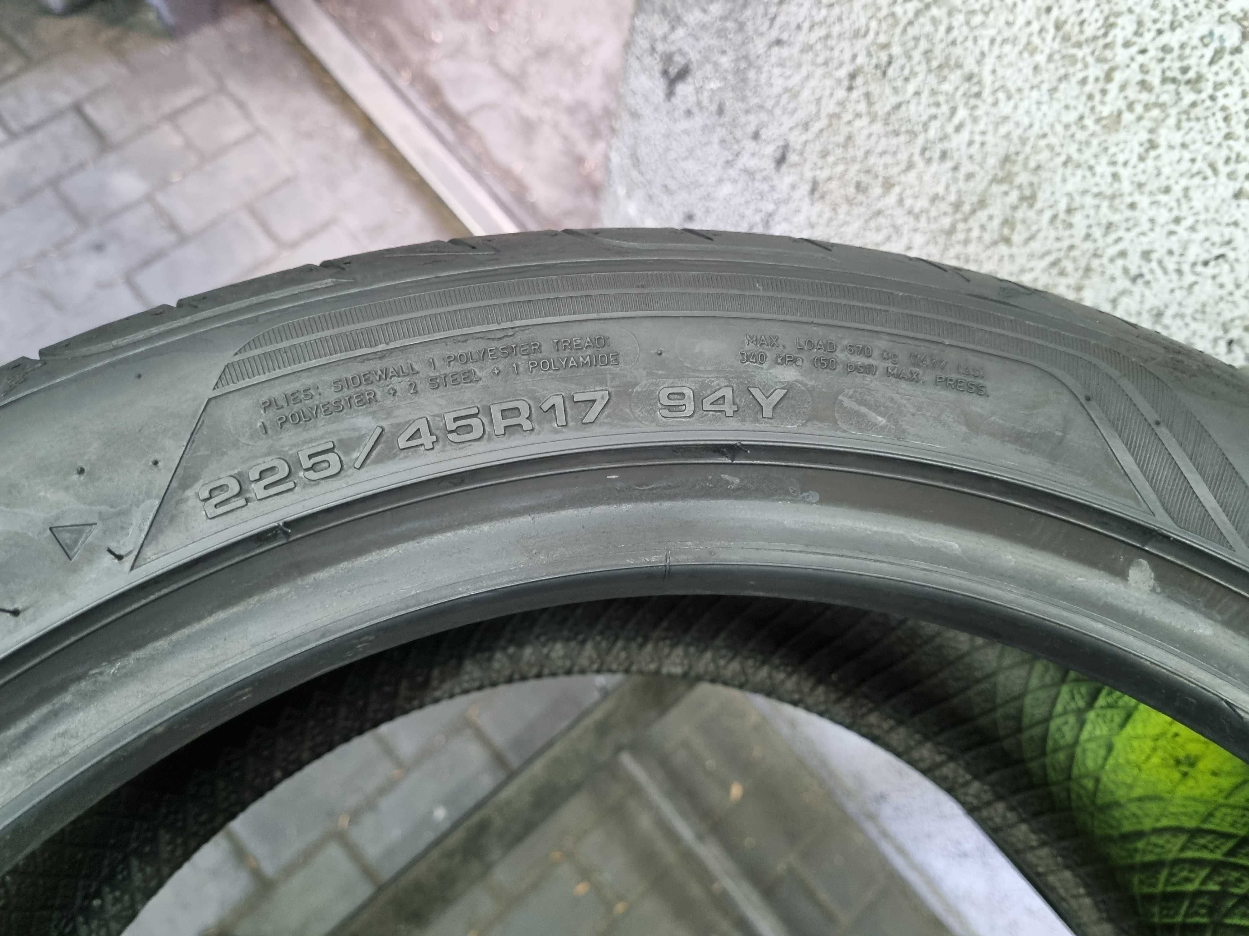 225/45/17 94Y Goodyear Eagle F1 Asymmetric 3* Dot.1020R