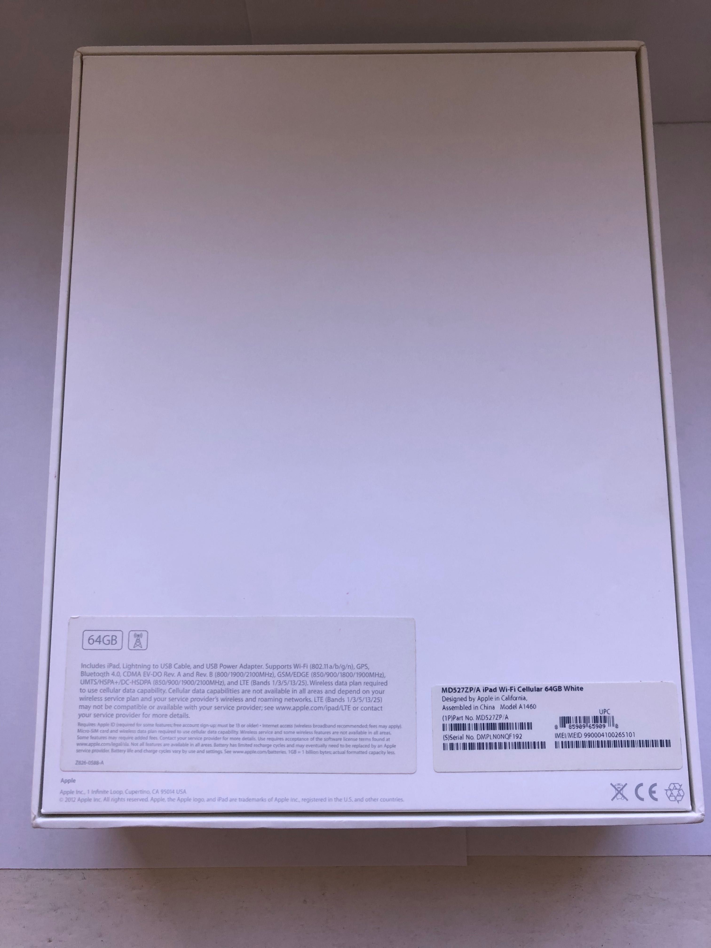 iPad 4 Wi-Fi Cellular 64GB White