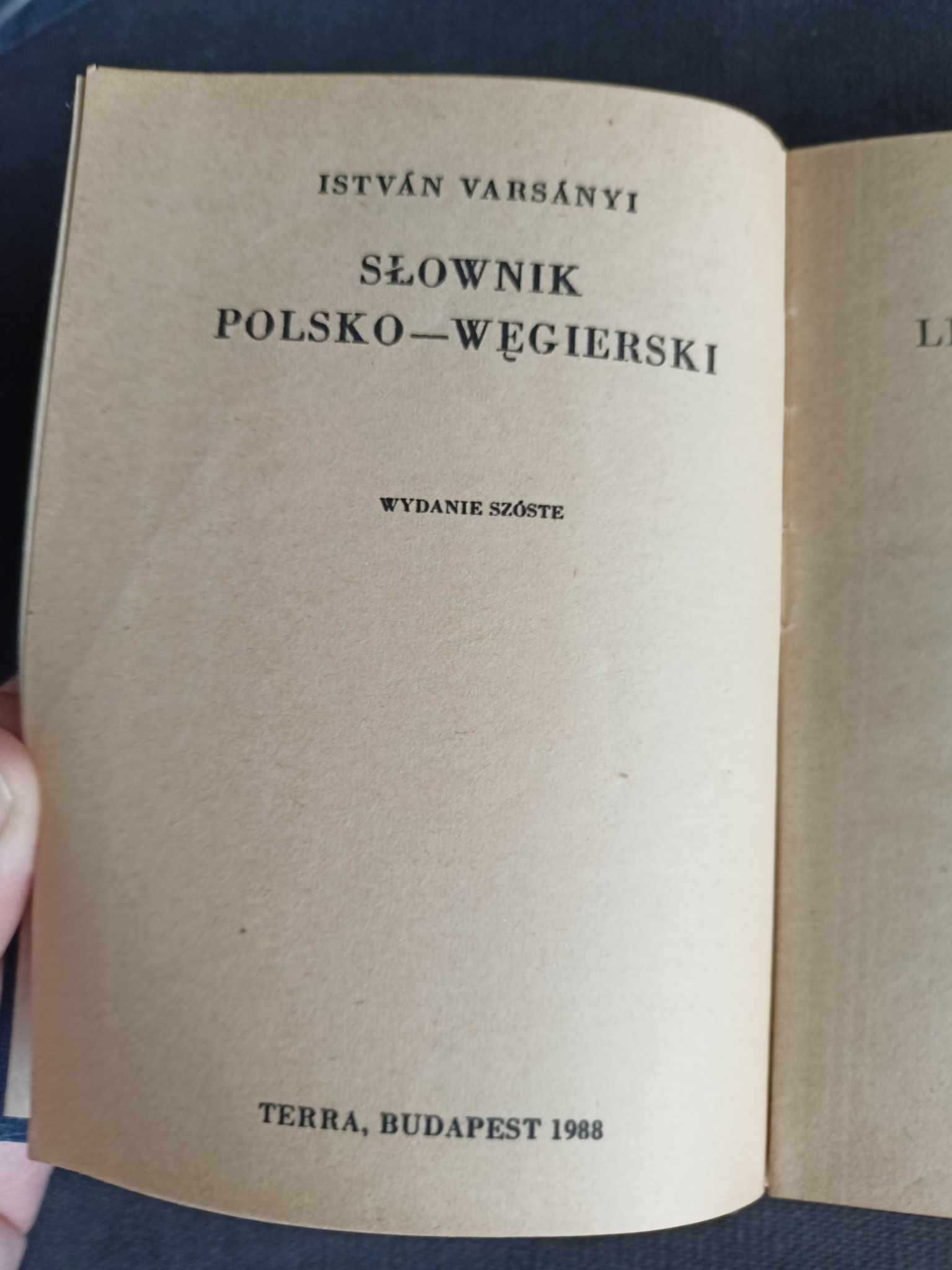 Słownik Polsko-Węgierski z 1988, kieszonkowy