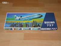 Model Samolotu Boeing 727  , 1:100 -Veb Plasticart Antyk!