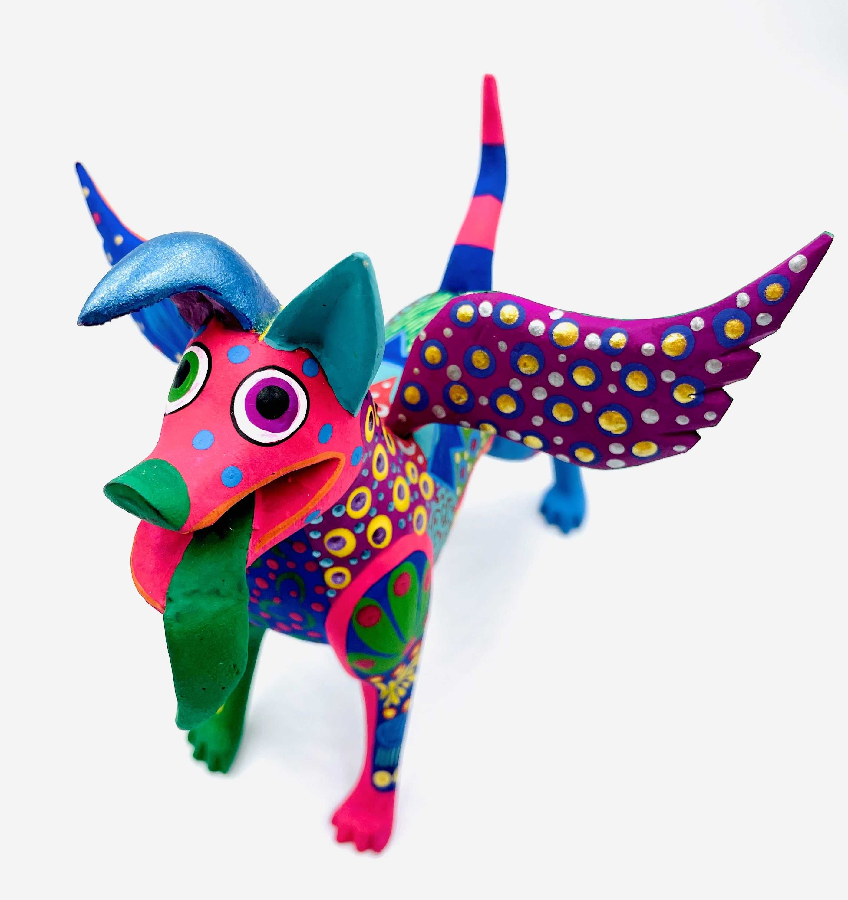 Dia de Muertos! pies DANTE z COCO- Alebrije z Meksyku