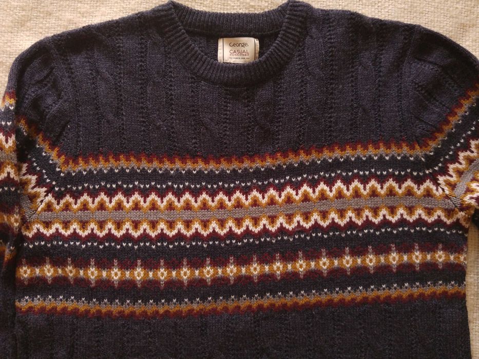 Sweter męski we wzory George