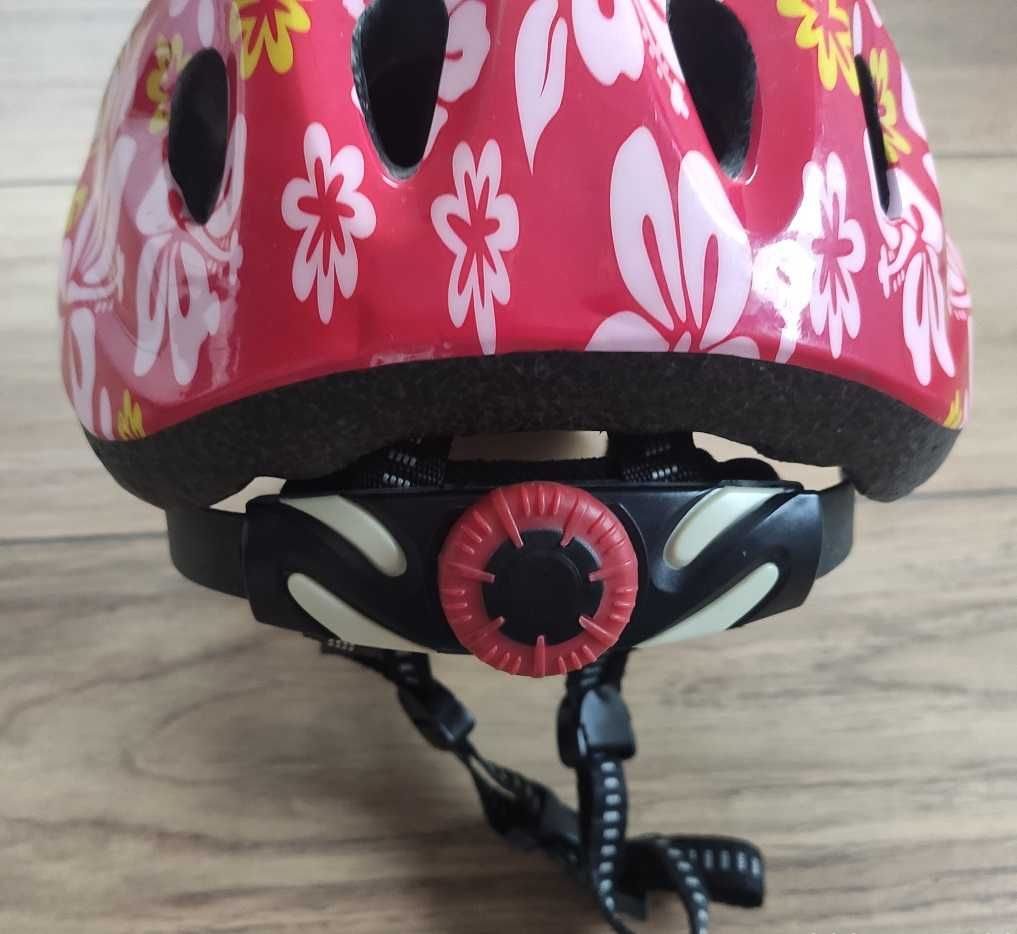 kask kellys 52-56 rowerowy/hulajnoga dla dziewczyki