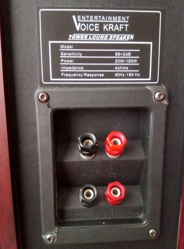 Kolumny głośnikowe Voice Kraft Tower Lound Speaker