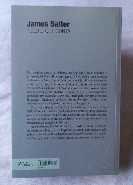Tudo o que Conta - James Salter