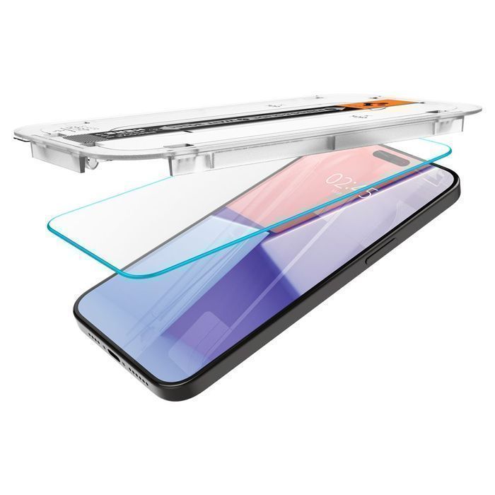 Szkło Hartowane Spigen Glas.tr EZ Fit 2-Pack iPhone 15 Pro Clear