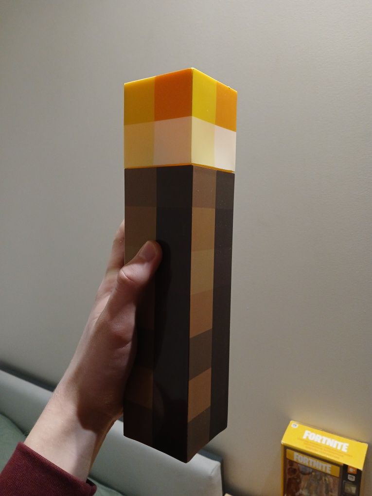 Bidon minecraft pochodnia