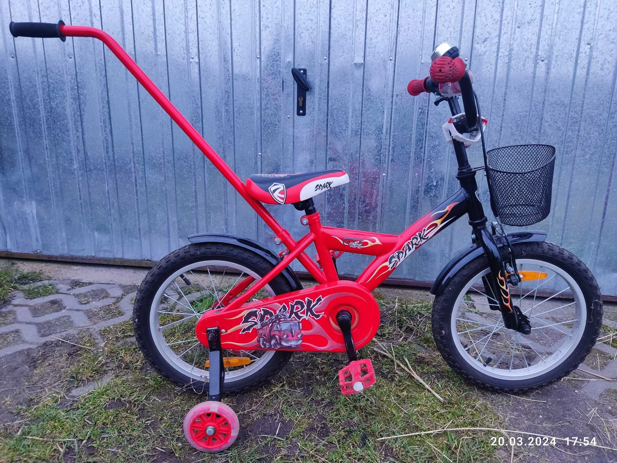 Rower dla dziecka strażak