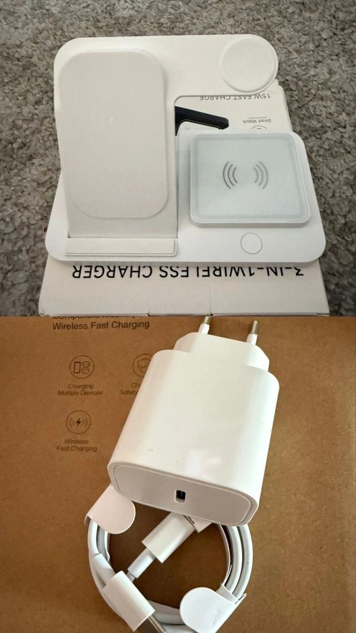 Fones base de carregamento 3em1