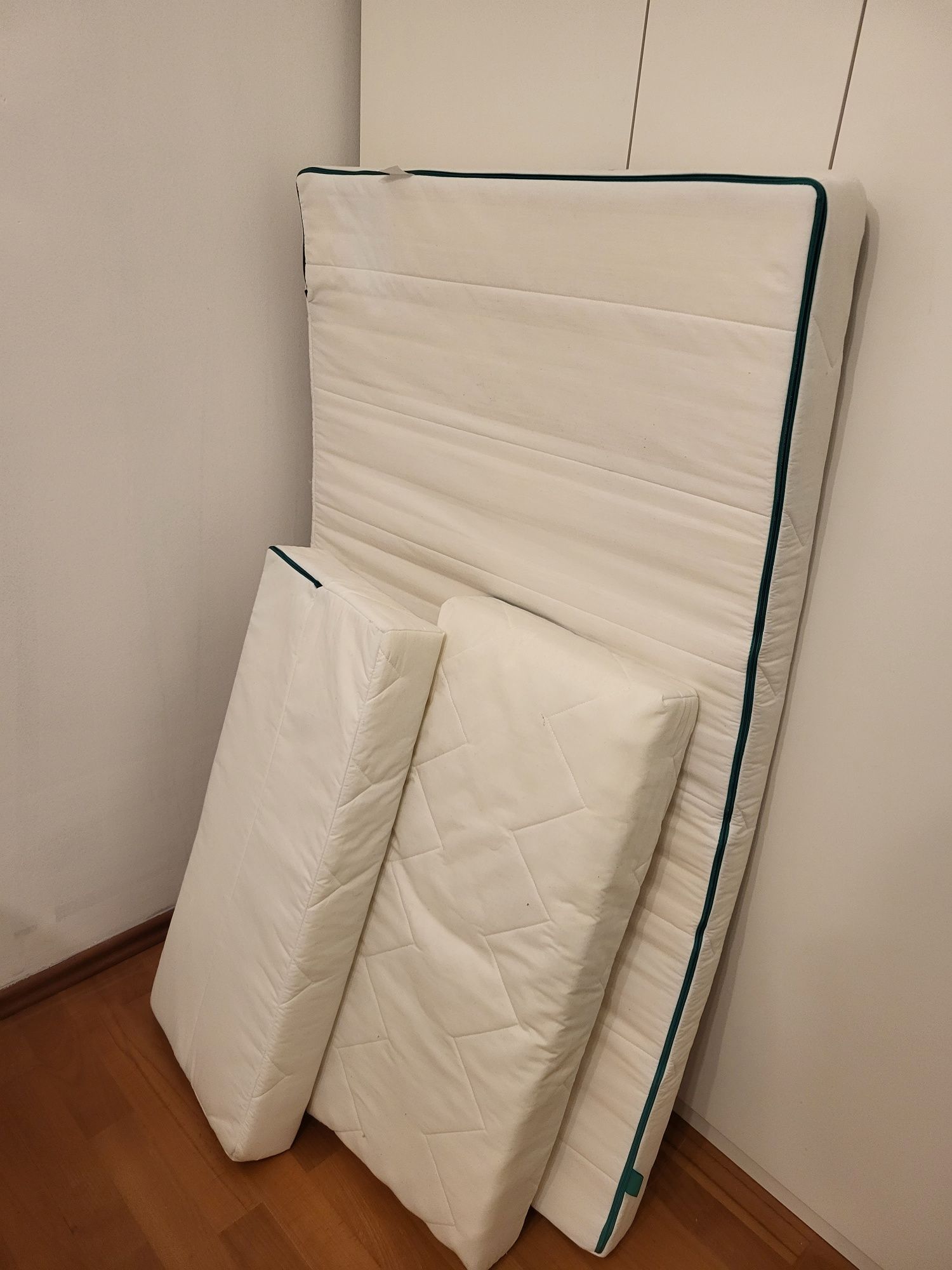 Łóżko rozsuwane dziecięce z materacem Ikea
