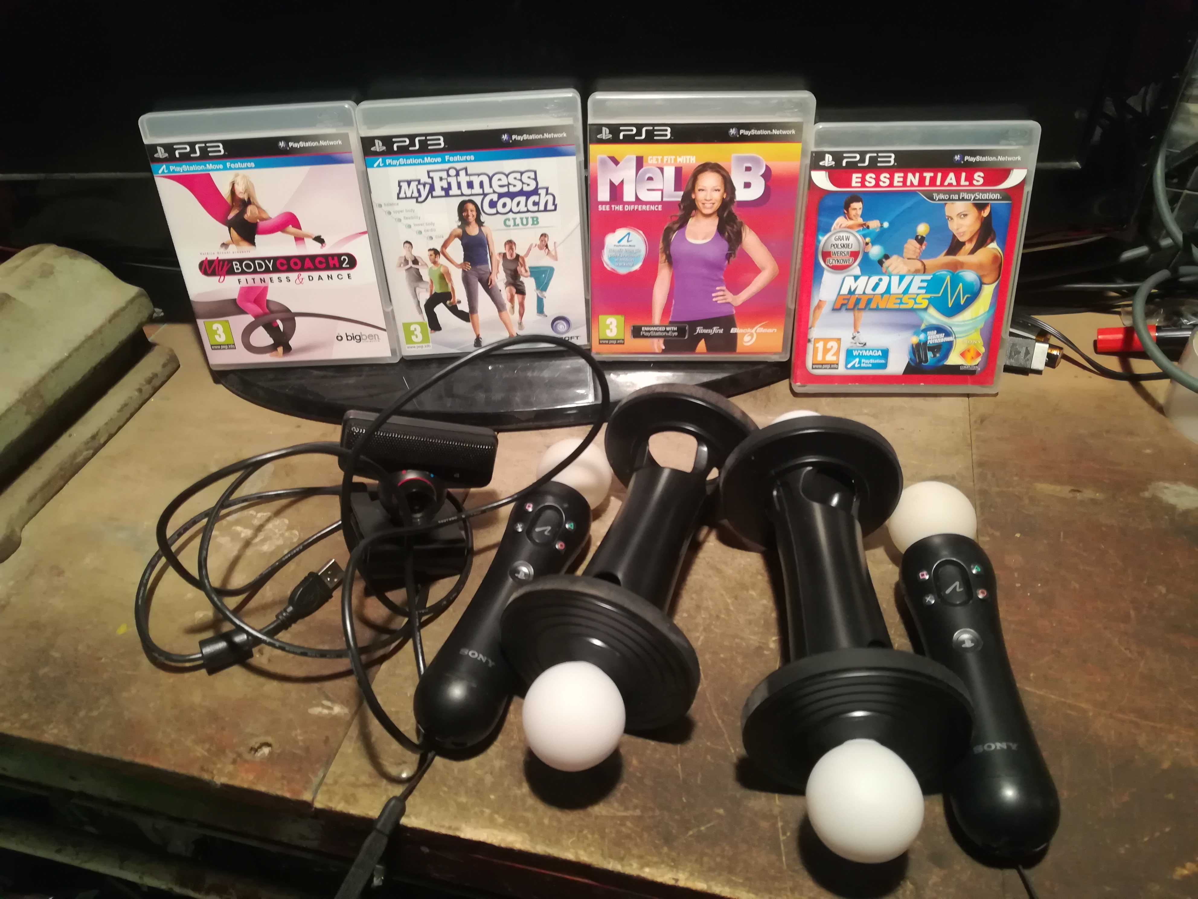 MOVE do Ps3 kierownica pad nawigator mikrofony buzz active 2