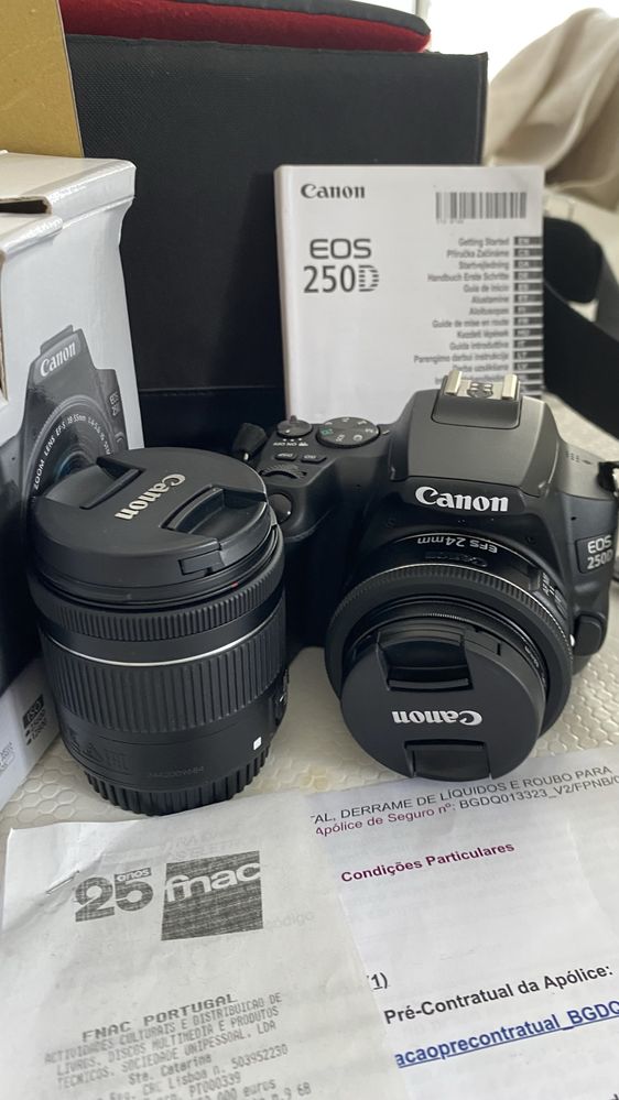 CANON EOS 250D + lente 18-55mm