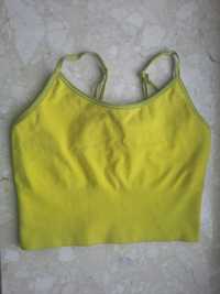 Stanik top sportowy damski H&M r. S