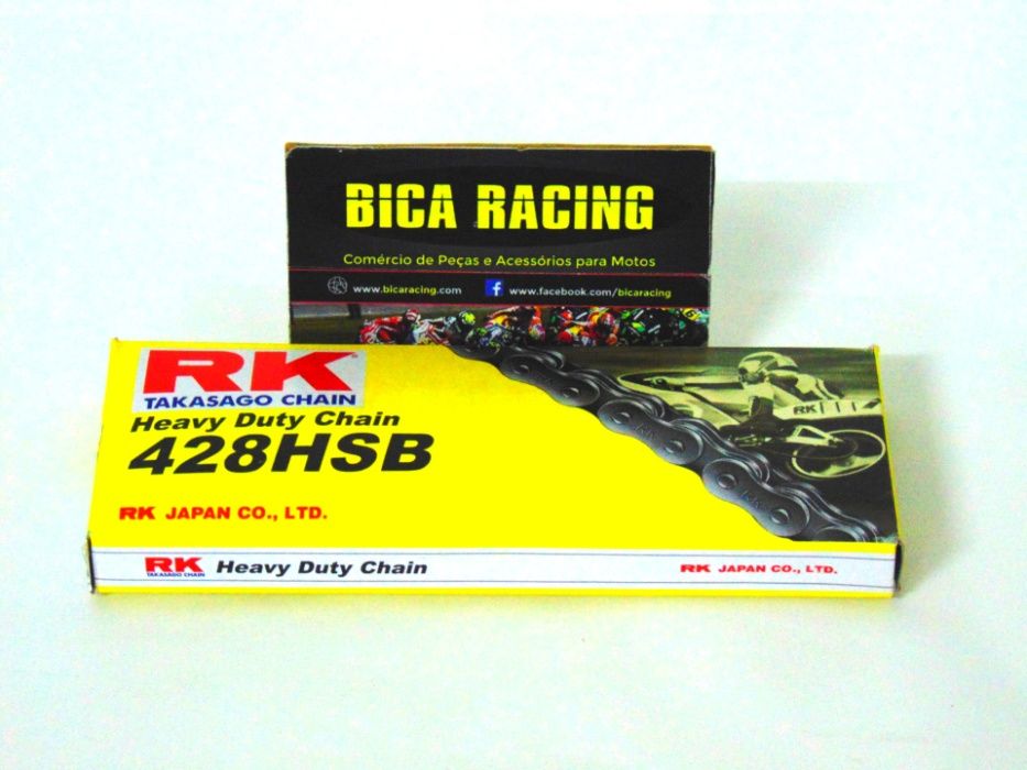 Kit de transmissão / correntes RK Suzuki Yamaha kawasaki Honda aprilia