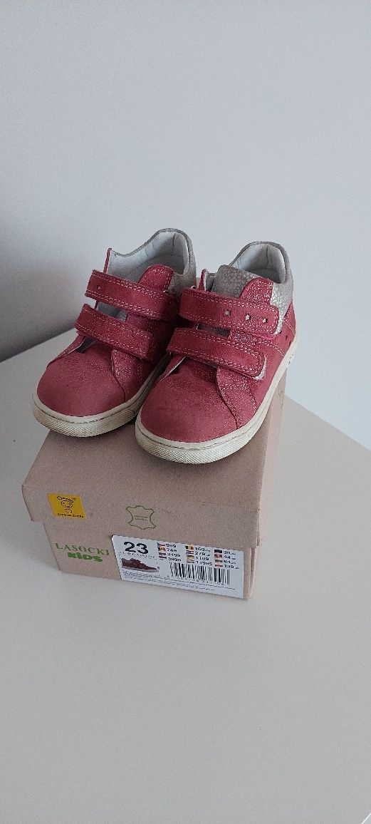 Buty skórzane dla dziewczynki Lasocki Kids rozm 23