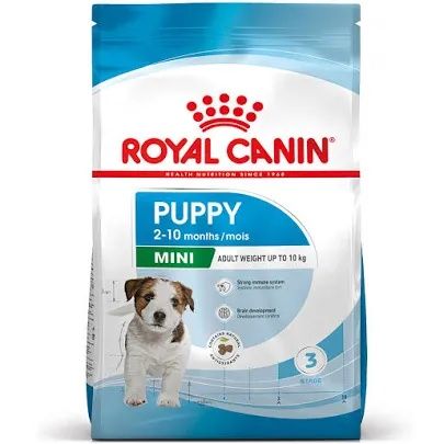 Royal Canin 2kg + Gratis, Puppy Mini Szczenięta Pokarm dla Psa Karma