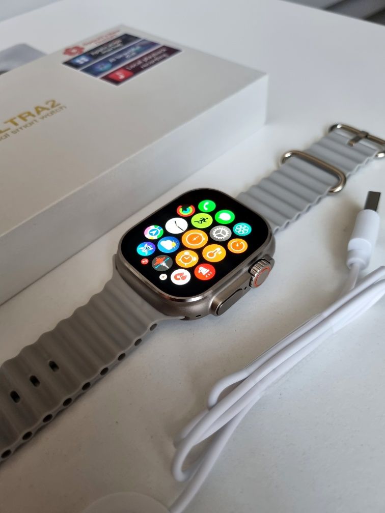 Smartwatch Chat GPT 2.0 Szary Pasek