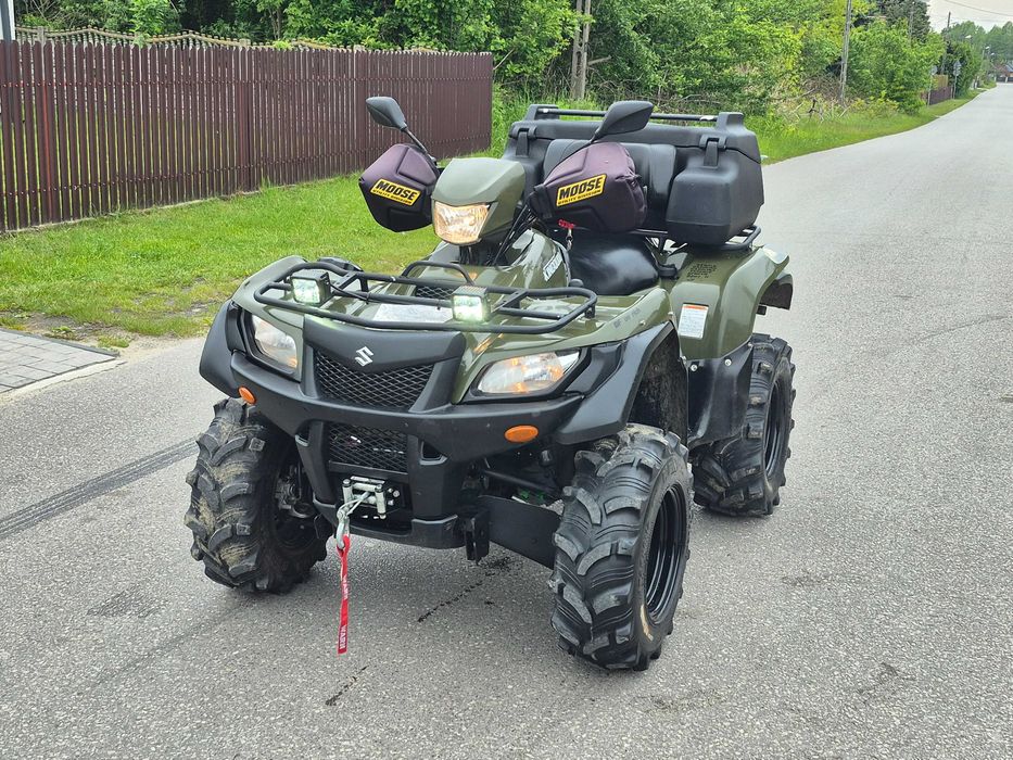 Bardzo Fajny Quad Suzuki Kingquad 700 4x4 wciagarka Homologacja