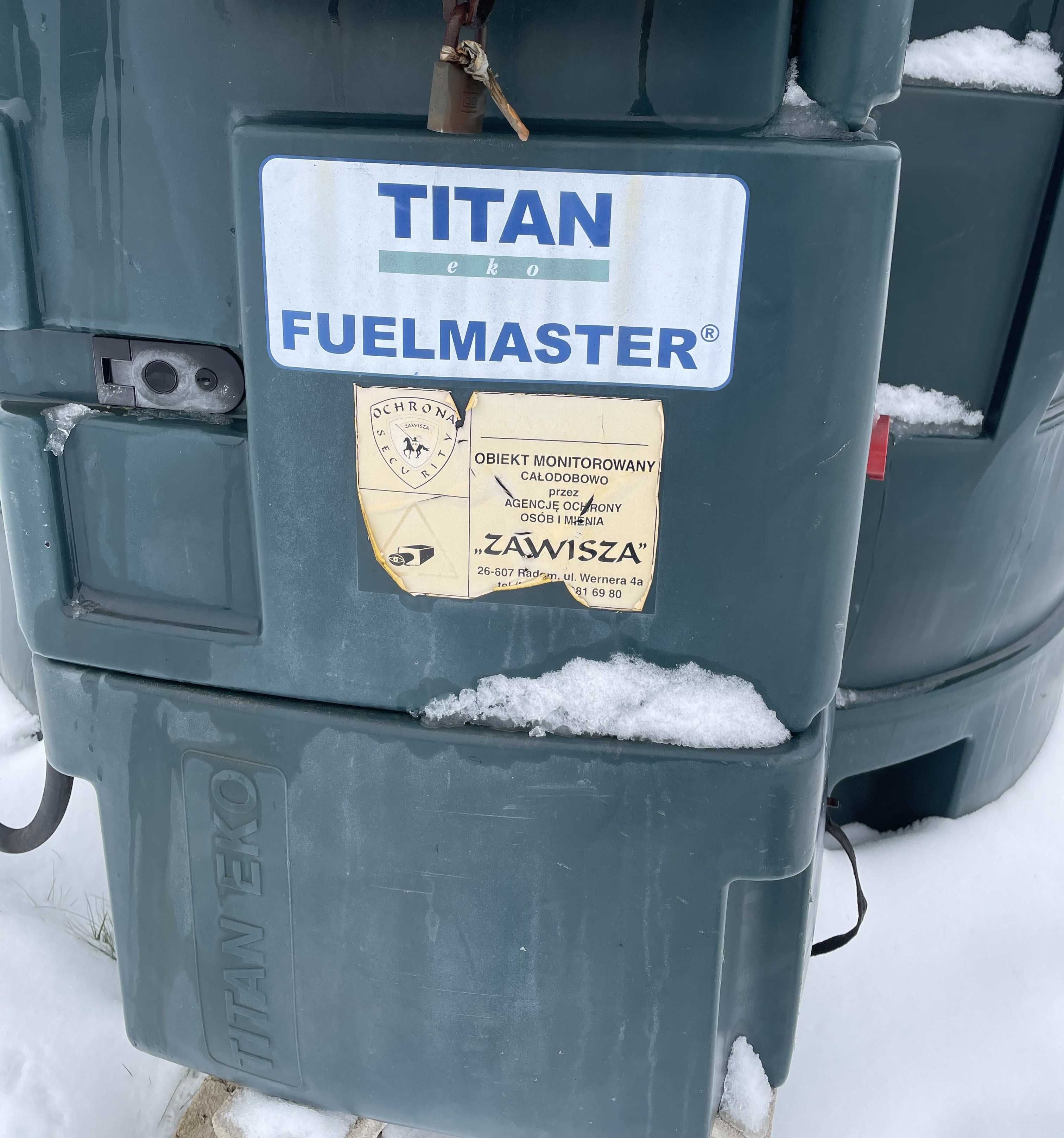 Zbiornik 5000 litrów na paliwo TITAN eko FuelMaster