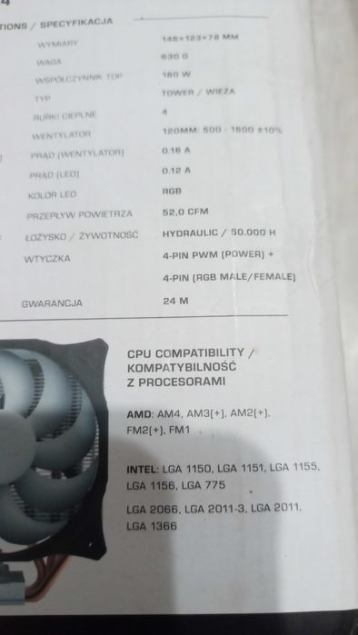 chłodzenie procesora