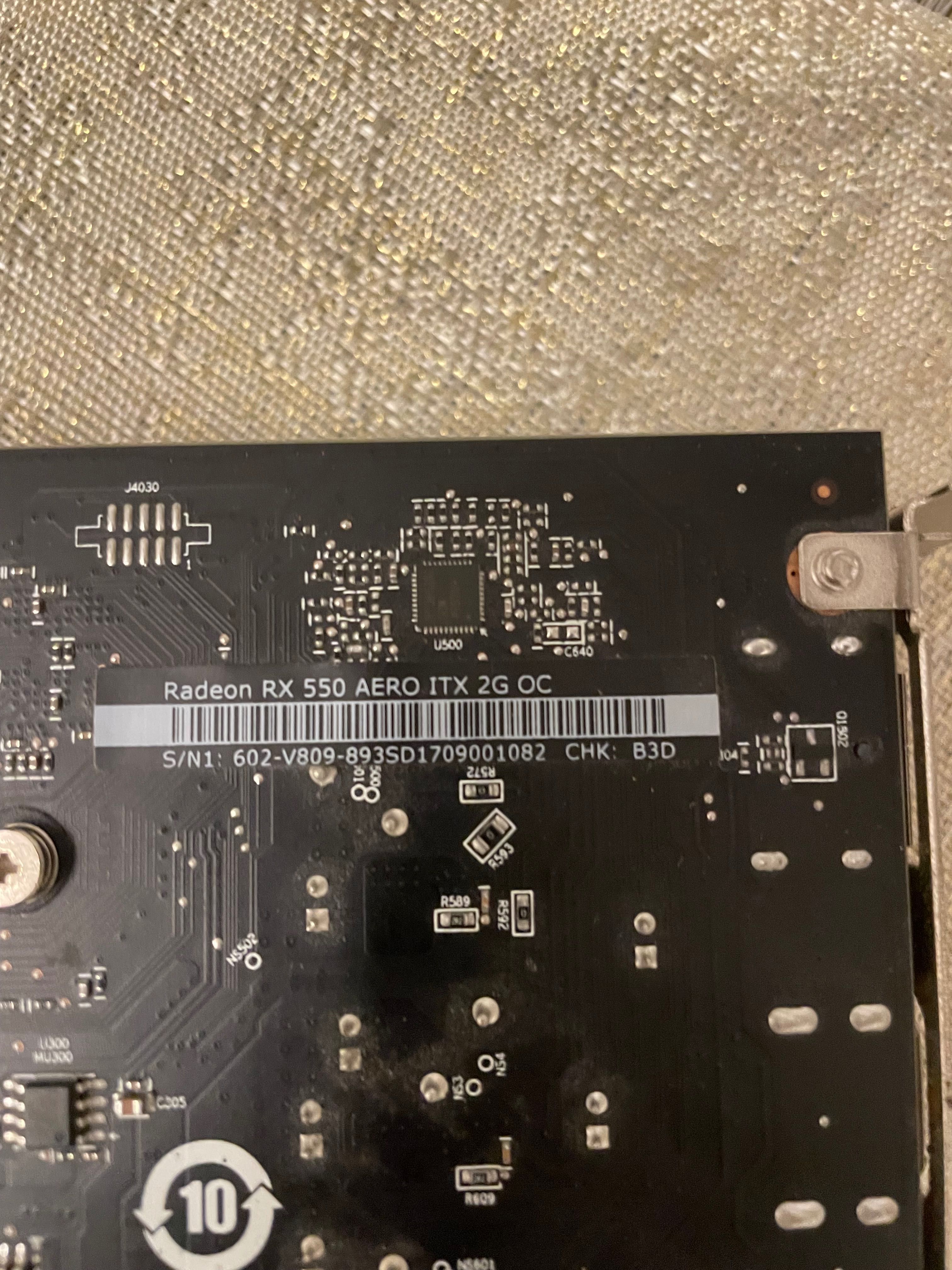 Karta graficzna MSI Radeon RX 550 AERO ITX OC 2GB