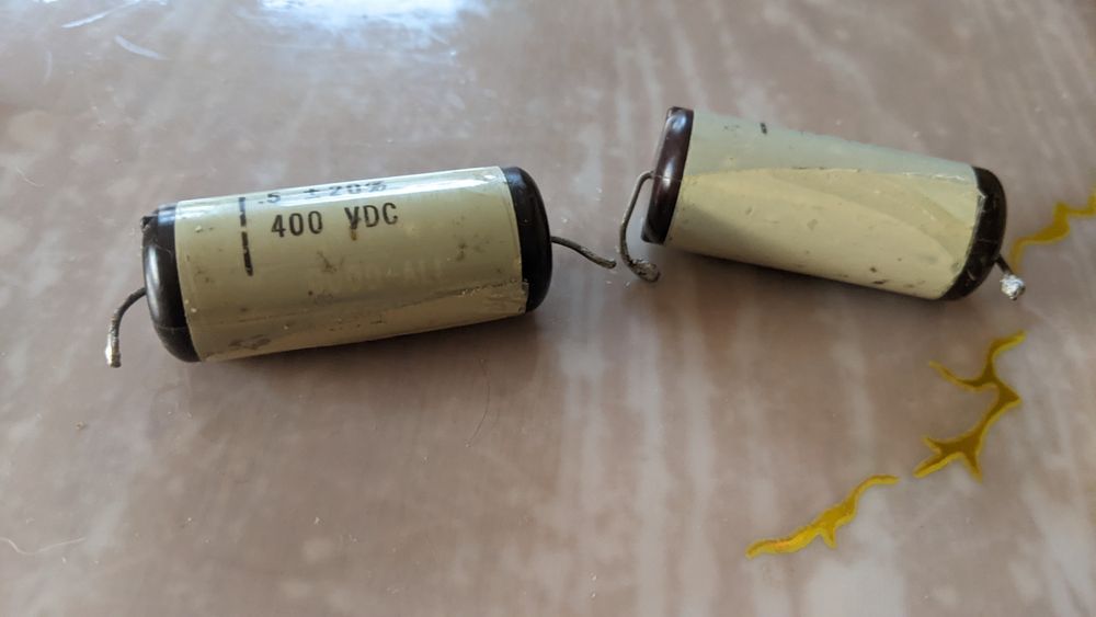 Конденсатори PIO 400v  made in USA.