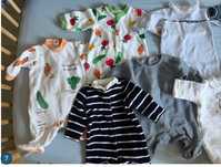 Roupa 0-1 e 1-3 meses de várias marcas