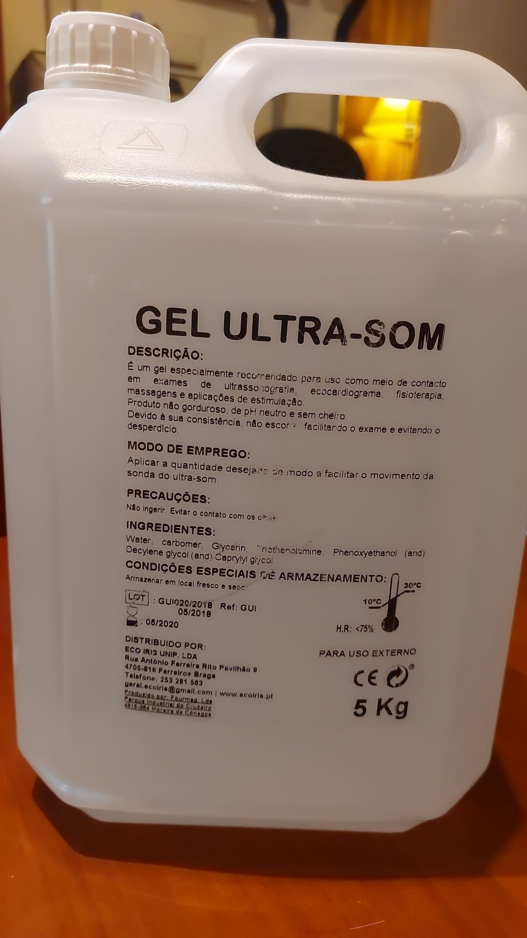 Gel condutor ultra som