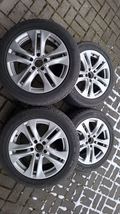 Sprzedam koła, opony zimowe Mercedes 17 cali 215x55x17