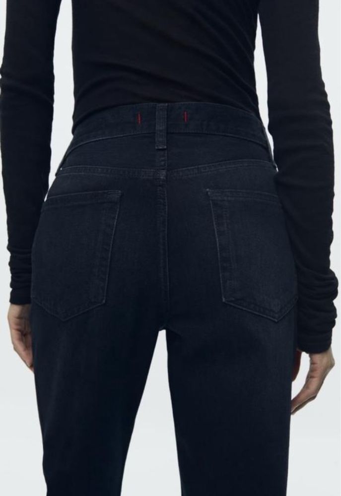 Джинси Zara bootcut high rise 34 xs-s темно-сині ( 6840/298/407) Нові!