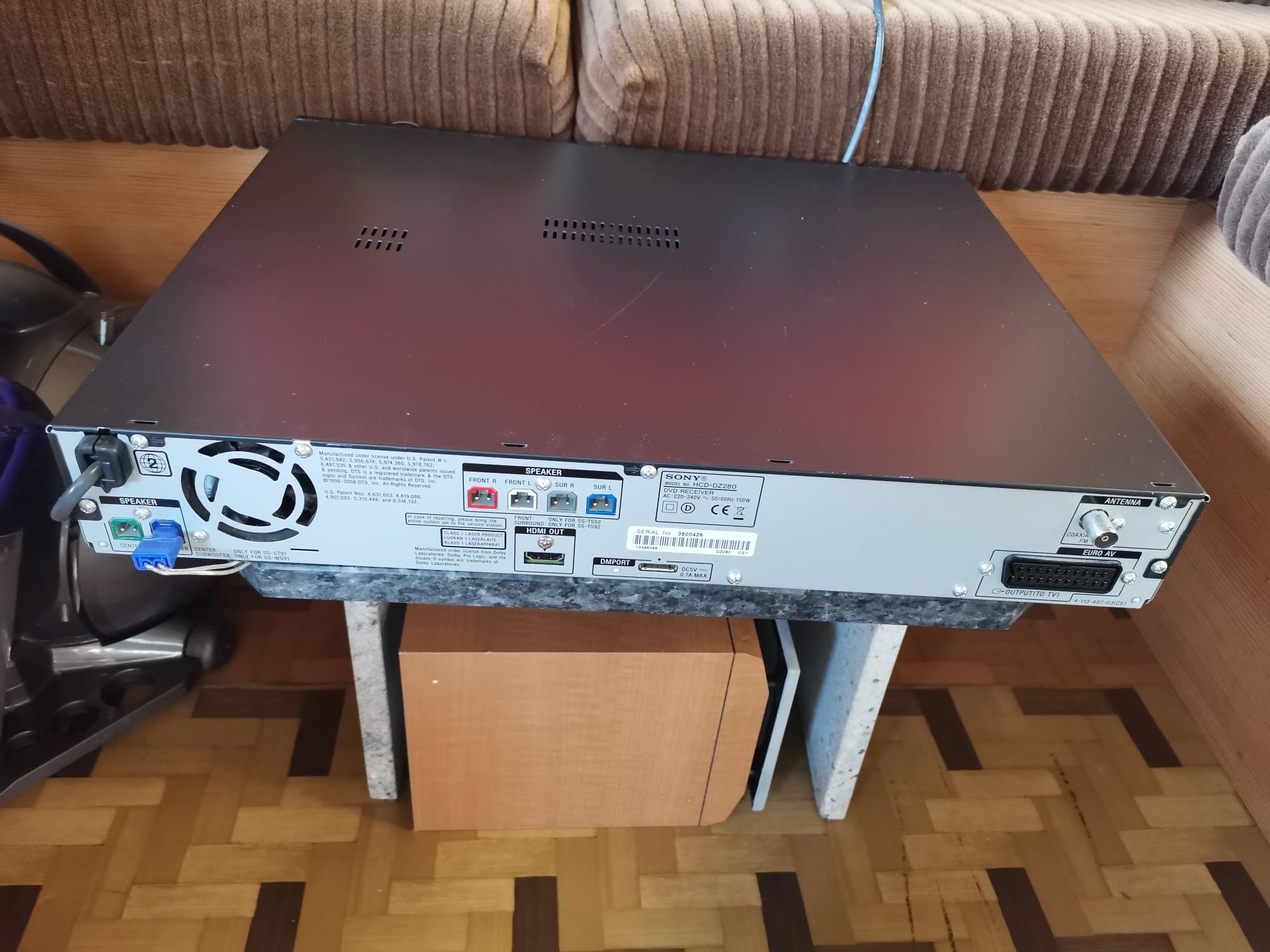 SONY DAV-DZ280 Kino domowe