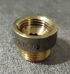 Przedłużka mosiężna 1/2"x10mm Sanha GWxGZ