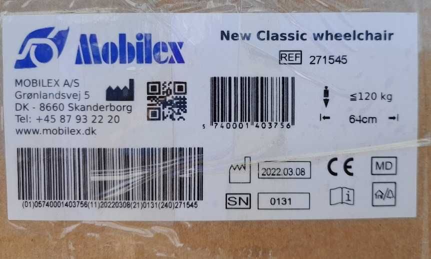 wózek inwalidzki Mobilex New Classic