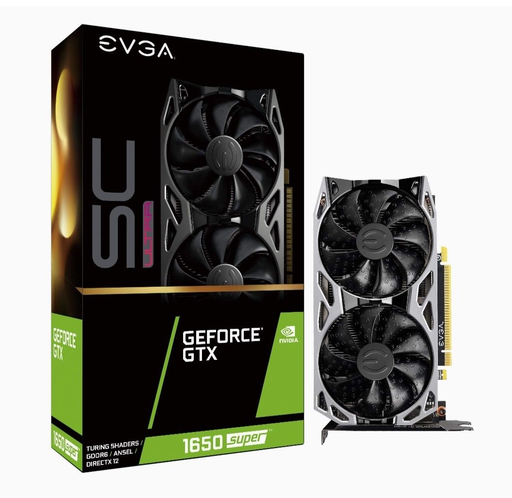 PNY і EVGA GTX 1650 Super SC Ultra Gaming GDDR6 НОВАЯ