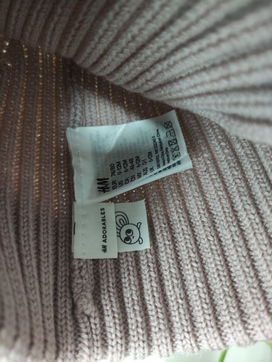 Czapka h&m rozmiar 74/80