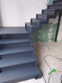 Сходи металеві лофт  перила сходинки лестница драбина