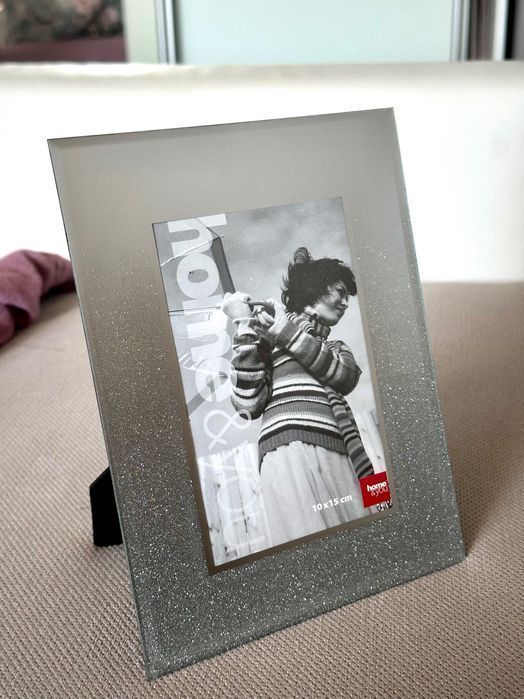 Home&You Ramka Na Zdjęcie Brilliant Glamour Szklana Brokat 17x22/10x15