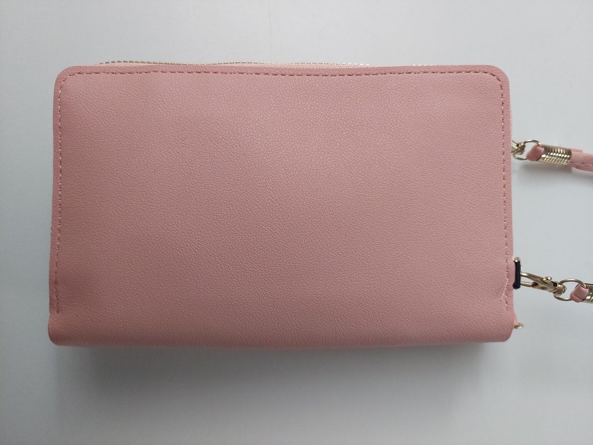 Mała torebka na ramię portfel na pasku
