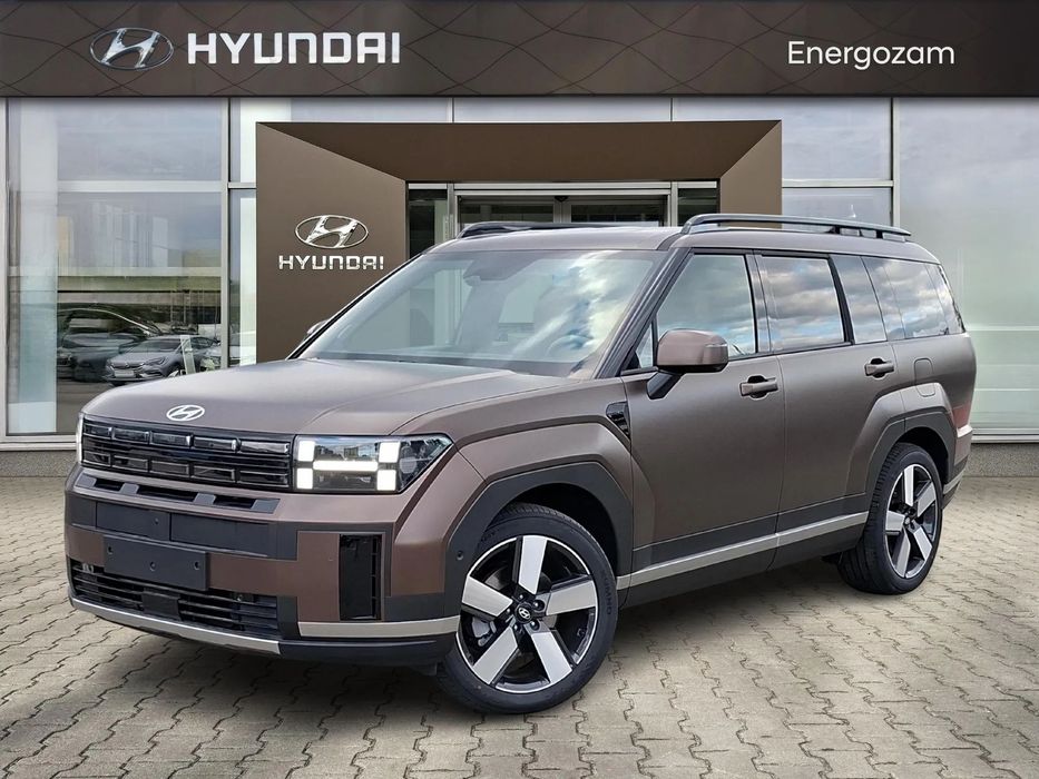 Hyundai Santa Fe 253 KM, PLug-in PLatinum TECH 4x4, 7 osobowy, krówkowe wnętrze