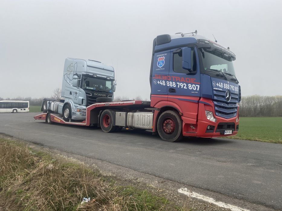 Pomoc drogowa TIR ZGORZELEC. Transport niskopodwoziowy, lawe
