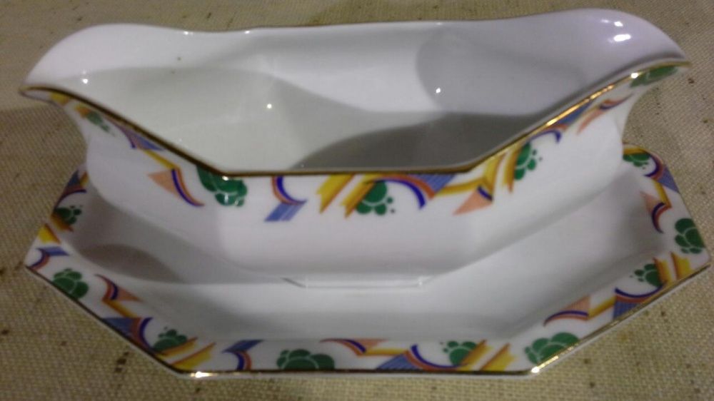 Porcelana PHOENIX CHINA, Sosjera Art Deco, Checho-Slovakia