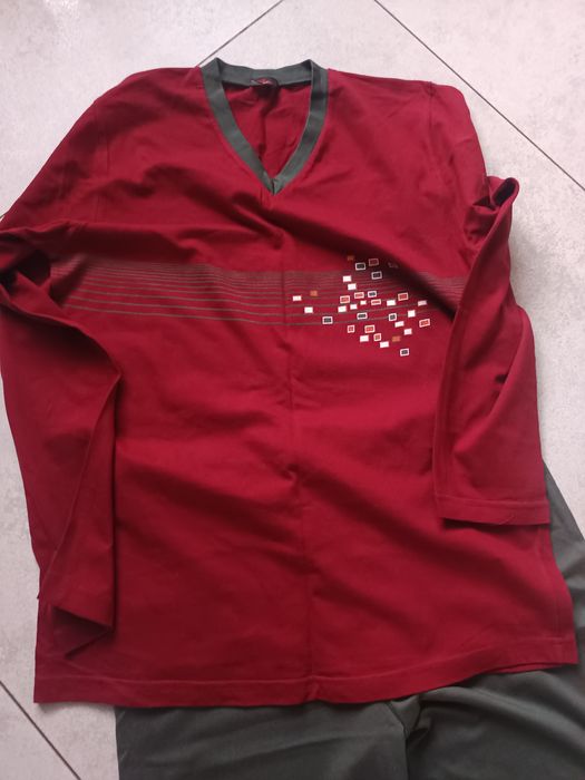 Piżama męska z długim rękawem