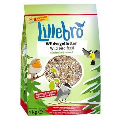 Lillebro Karma dla dzikich ptaków niezawierająca łusek 12 kg